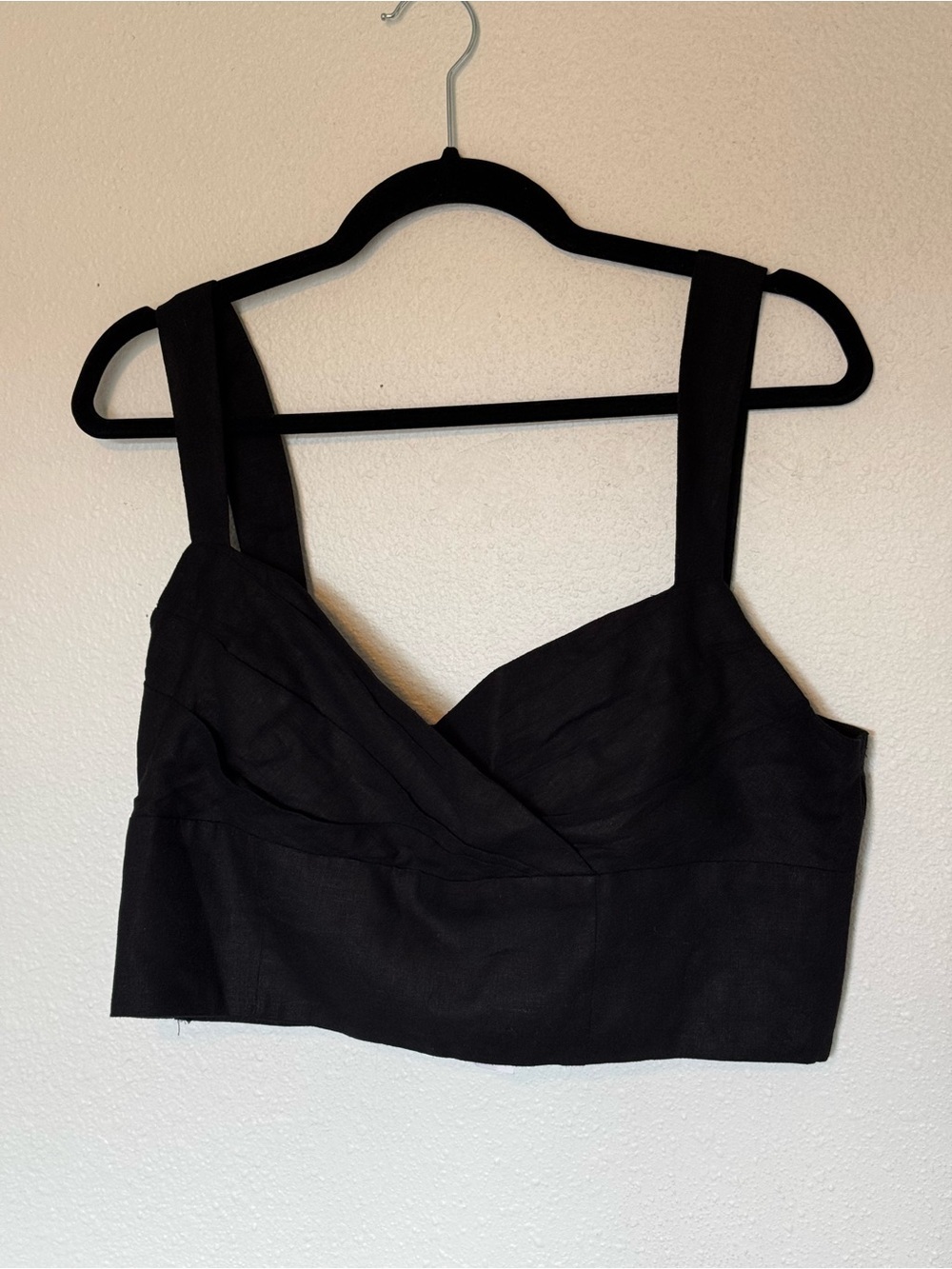 Banana Republic Black Crop Top with Wide Straps
